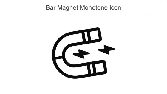 Bar Magnet Monotone Icon In Powerpoint Pptx Png And Editable Eps Format