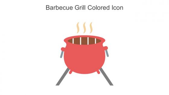 Barbecue Grill Colored Icon In Powerpoint Pptx Png And Editable Eps Format