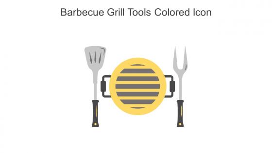 Barbecue Grill Tools Colored Icon In Powerpoint Pptx Png And Editable Eps Format