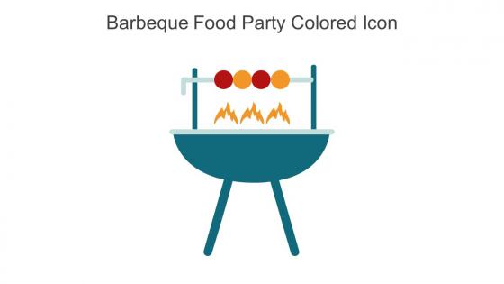 Barbeque Food Party Colored Icon In Powerpoint Pptx Png And Editable Eps Format