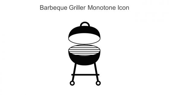 Barbeque Griller Monotone Icon In Powerpoint Pptx Png And Editable Eps Format
