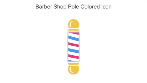 Barber Shop Pole Colored Icon In Powerpoint Pptx Png And Editable Eps Format