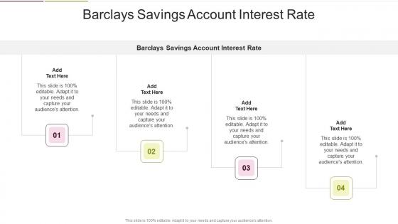 Barclays Savings Account Interest Rate In Powerpoint And Google Slides Cpb