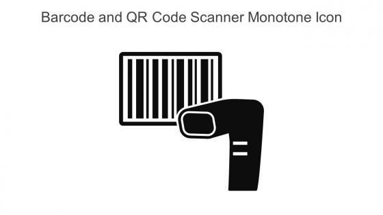 Barcode And Qr Code Scanner Monotone Icon In Powerpoint Pptx Png And Editable Eps Format