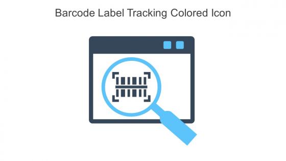Barcode Label Tracking Colored Icon In Powerpoint Pptx Png And Editable Eps Format