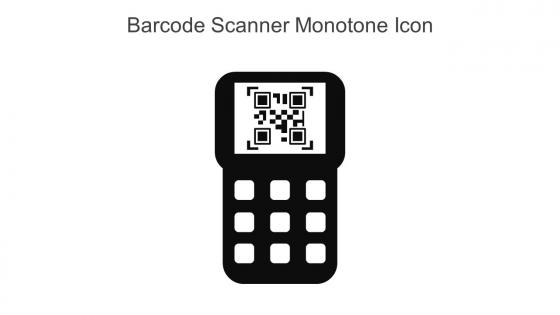 Barcode Scanner Monotone Icon In Powerpoint Pptx Png And Editable Eps Format