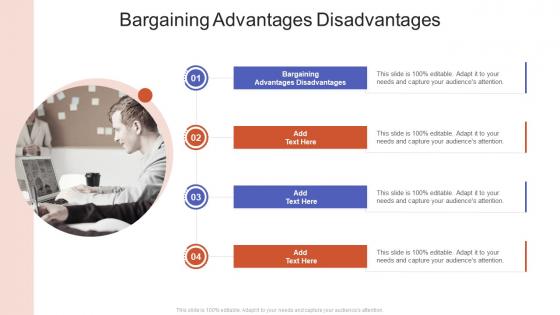 Bargaining Advantages Disadvantages In Powerpoint And Google Slides Cpb