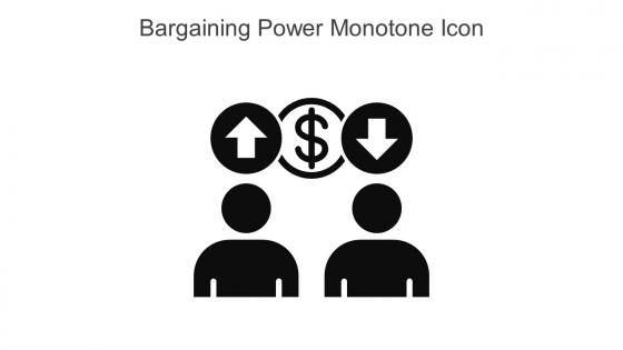 Bargaining Power Monotone Icon In Powerpoint Pptx Png And Editable Eps Format