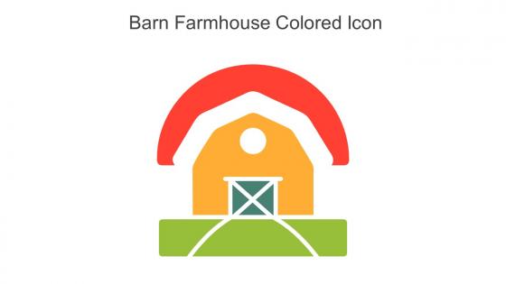 Barn Farmhouse Colored Icon In Powerpoint Pptx Png And Editable Eps Format