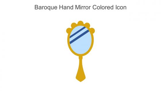Baroque Hand Mirror Colored Icon In Powerpoint Pptx Png And Editable Eps Format