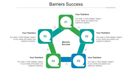Barriers success ppt powerpoint presentation inspiration templates cpb