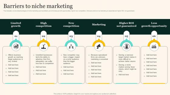Barriers To Niche Marketing Marketing Strategies To Grow Your Audience