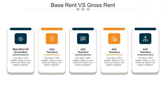 Base Rent Vs Gross Rent Ppt Powerpoint Presentation Layouts Examples Cpb