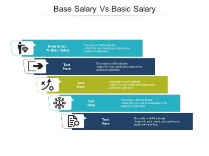 Base salary vs basic salary ppt powerpoint presentation styles smartart cpb