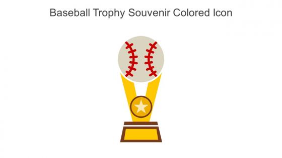 Baseball Trophy Souvenir Colored Icon In Powerpoint Pptx Png And Editable Eps Format