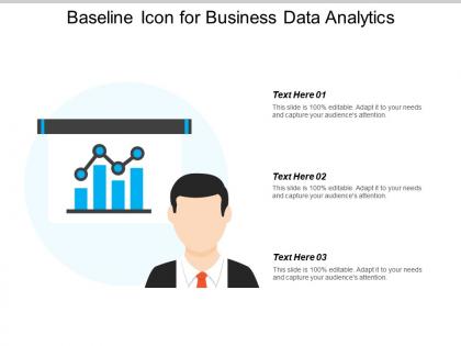 Baseline icon for business data analytics