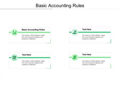 Basic accounting rules ppt powerpoint presentation summary background designs cpb