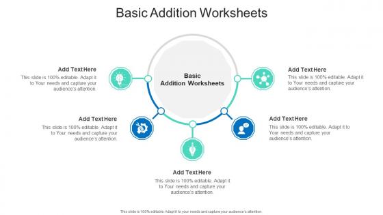 Basic Addition Worksheets In Powerpoint And Google Slides Cpb