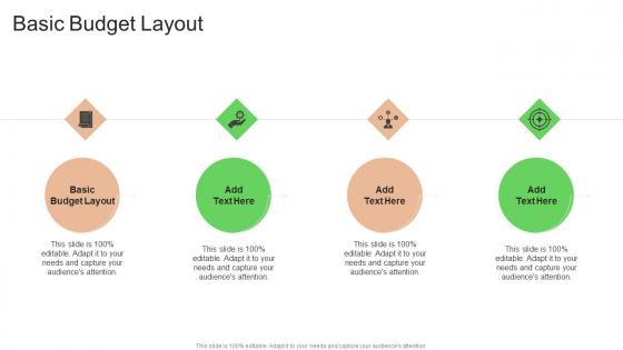 Basic Budget Layout In Powerpoint And Google Slides Cpb