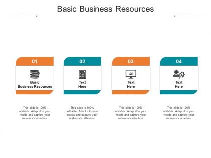 Basic business resources ppt powerpoint presentation infographic template introduction cpb
