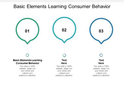 Basic elements learning consumer behavior ppt powerpoint presentation professional show cpb