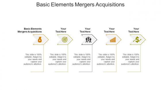 Basic elements mergers acquisitions ppt powerpoint presentation infographics structure cpb