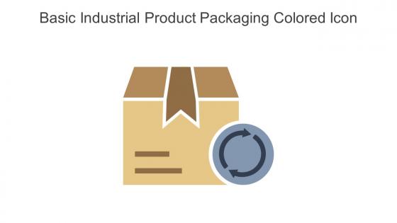 Basic Industrial Product Packaging Colored Icon In Powerpoint Pptx Png And Editable Eps Format
