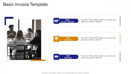 Basic Invoice Template In Powerpoint And Google Slides Cpb