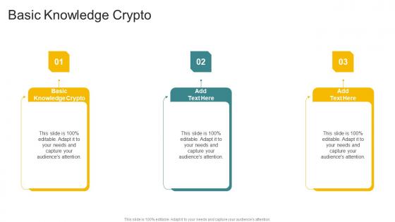 Basic Knowledge Crypto In Powerpoint And Google Slides Cpb
