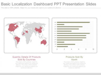 Basic localization dashboard ppt presentation slides