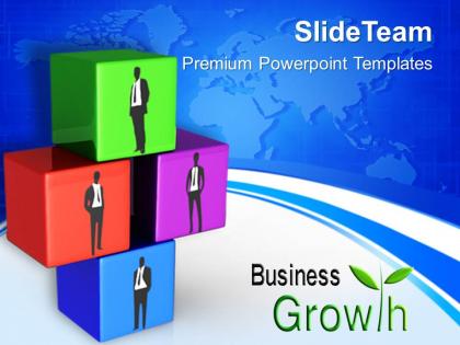 Basic marketing concepts templates business blocks shapes growth ppt backgrounds powerpoint