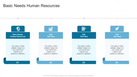 Basic Needs Human Resources In Powerpoint And Google Slides Cpb