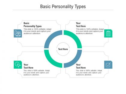 Basic personality types ppt powerpoint presentation infographics show cpb