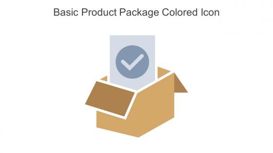 Basic Product Package Colored Icon In Powerpoint Pptx Png And Editable Eps Format