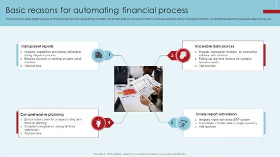 Basic Reasons For Automating Financial Process