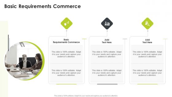 Basic Requirements Commerce In Powerpoint And Google Slides Cpb