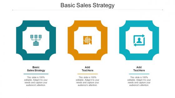 Basic Sales Strategy Ppt Powerpoint Presentation Professional Deck Cpb