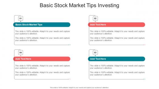 Basic Stock Market Tips Investing In Powerpoint And Google Slides Cpb