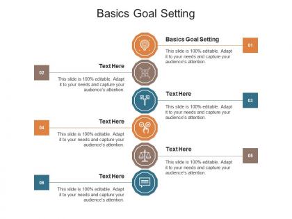 Basics goal setting ppt powerpoint presentation styles good cpb