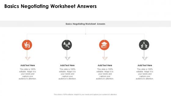 Basics Negotiating Worksheet Answers In Powerpoint And Google Slides Cpb