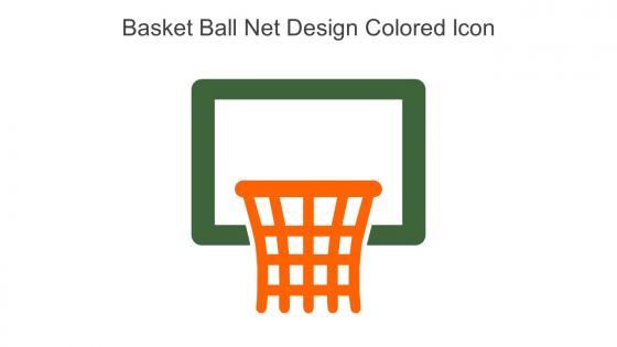 Basket Ball Net Design Colored Icon In Powerpoint Pptx Png And Editable Eps Format