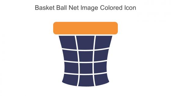 Basket Ball Net Image Colored Icon In Powerpoint Pptx Png And Editable Eps Format