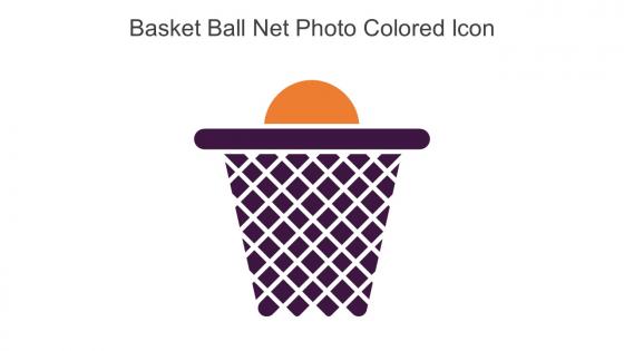 Basket Ball Net Photo Colored Icon In Powerpoint Pptx Png And Editable Eps Format