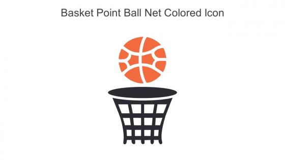 Basket Point Ball Net Colored Icon In Powerpoint Pptx Png And Editable Eps Format