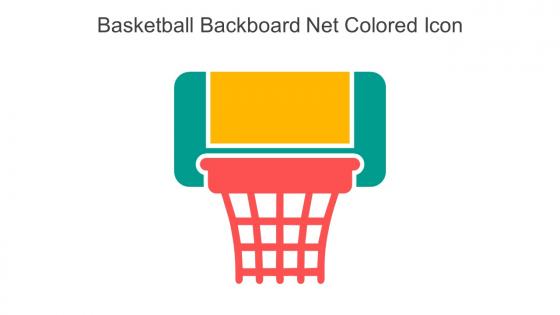 Basketball Backboard Net Colored Icon In Powerpoint Pptx Png And Editable Eps Format