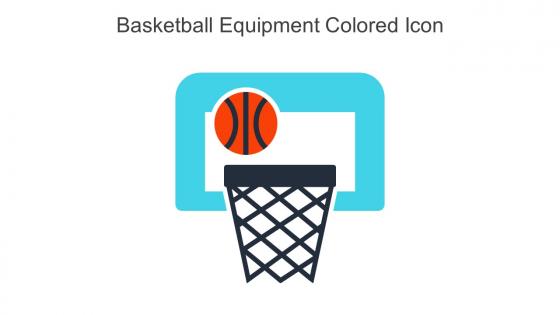 Basketball Equipment Colored Icon In Powerpoint Pptx Png And Editable Eps Format