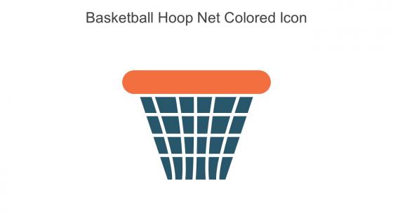 Basketball Hoop Net Colored Icon In Powerpoint Pptx Png And Editable Eps Format