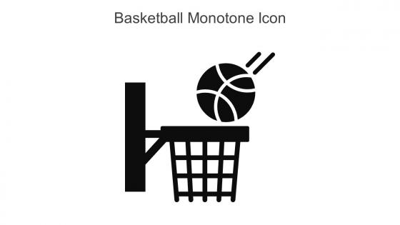 Basketball Monotone Icon In Powerpoint Pptx Png And Editable Eps Format