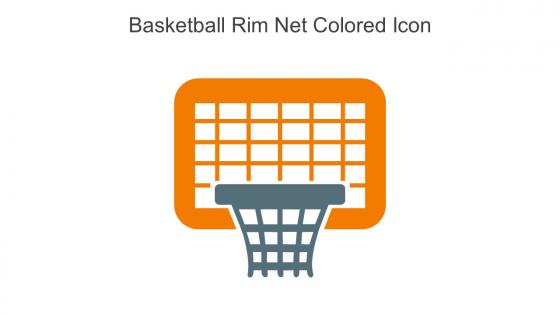Basketball Rim Net Colored Icon In Powerpoint Pptx Png And Editable Eps Format