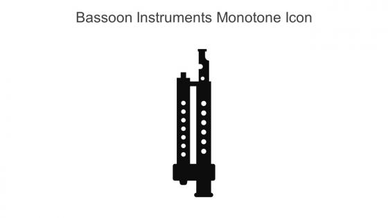 Bassoon Instruments Monotone Icon In Powerpoint Pptx Png And Editable Eps Format